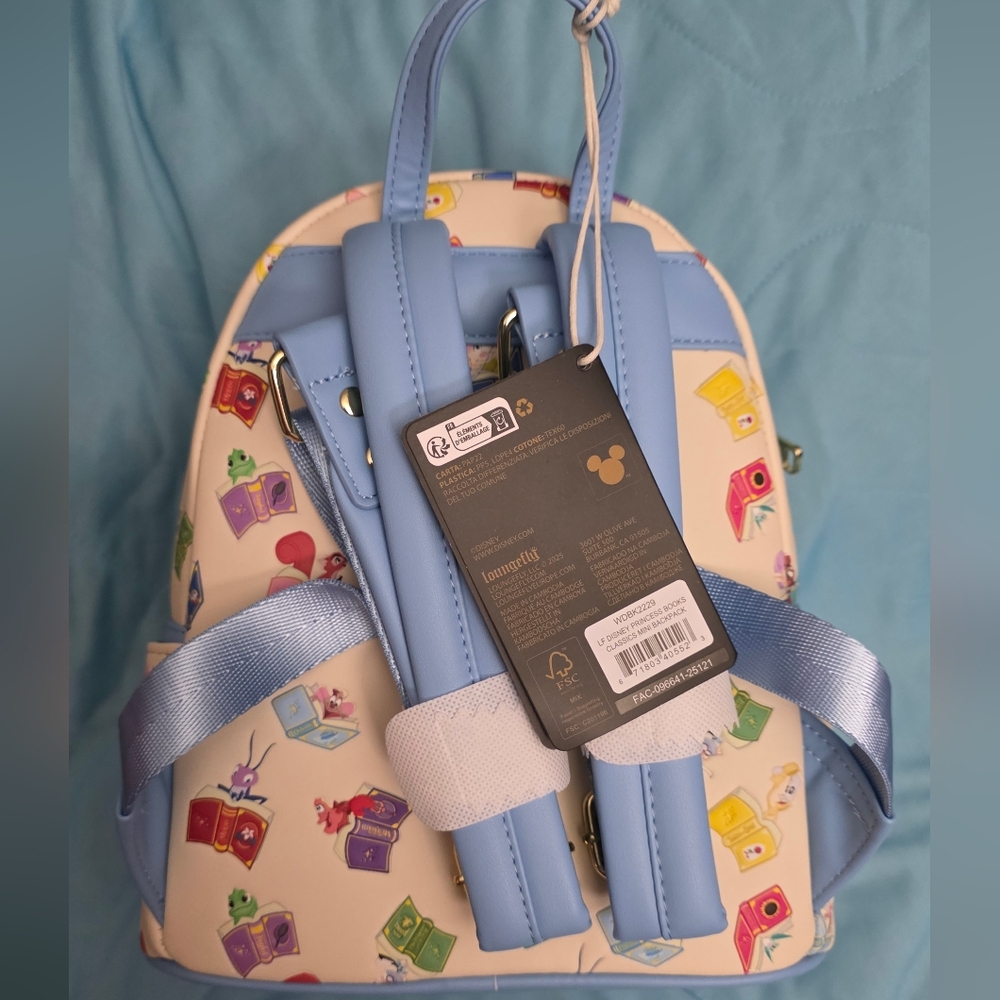 Loungefly Disney Princess Books Classics Mini Backpack - Picture 2 of 4